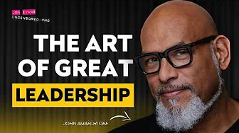 How to become an extraordinary marketing leader - John Amaechi