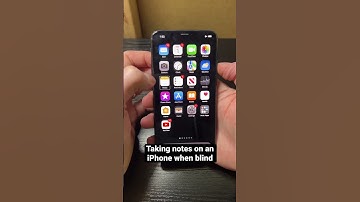 Voiceover Accessibility Feature for the Blind and Visually Impaired on iPhone #iphone #blind #tech