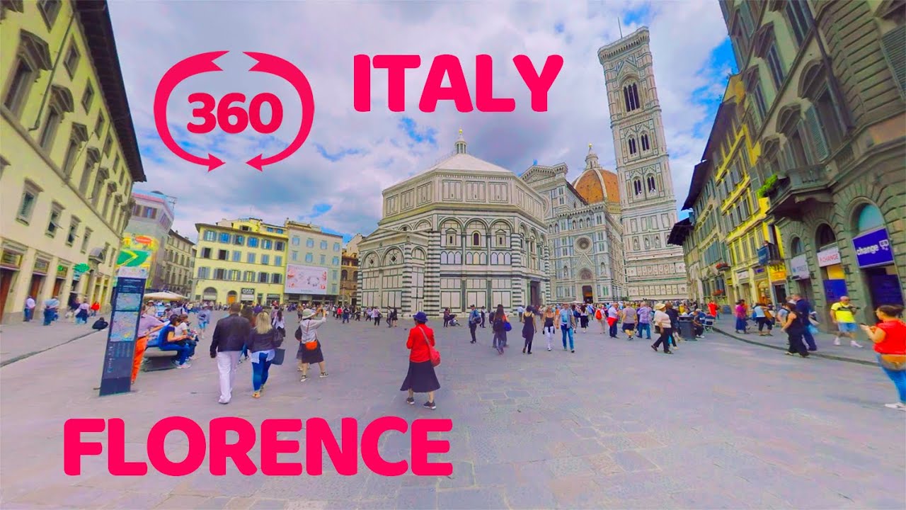 Florence Duomo VR 360 travel video Флоренция, Собор.