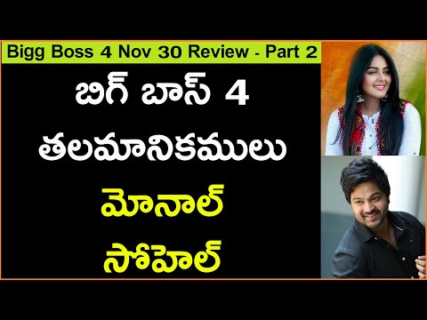 Monal and Sohel The Jewel in the Crown of Bigg Boss Season 4 | Bigg Boss 4 Nov 30th Review Part 2