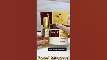 Sự kết hợp hoàn hảo để có mái tóc siêu bóng đẹp #karseell #kemutoc #dauduongtoc #karseellhairmask