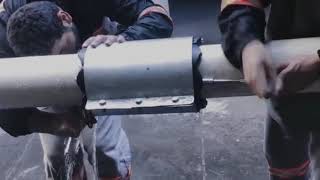 Link-Seal Boru Duvar Geçişi Sızdırmazlık Contaları Ile Delinmiş Boru Tamiri Örneği