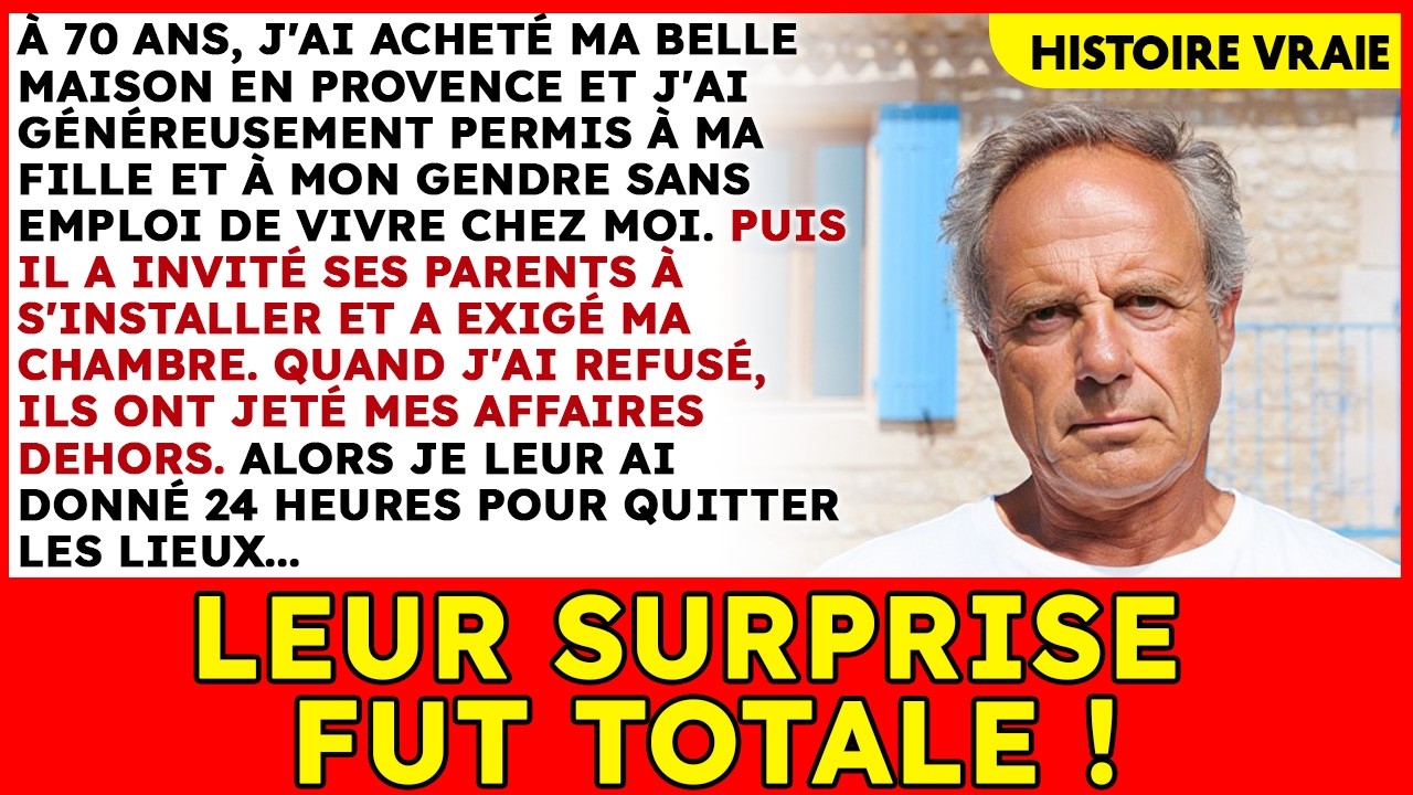 J'Ai Acheté Ma Maison Et Permis À Ma Fille Et Mon Gendre De Vivre Chez Moi. Puis...