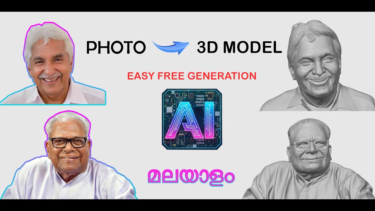 How to convert an image into an 3D file using AI ! How to generate 3d model using AI