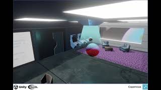 Video playing on wall in Copernicus - MHS 2