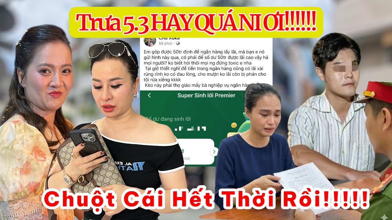 Trưa 5.3 Căng Hồng Ni Đá Xéo Nhắc Nhẹ VC C3, Chuột Moi tiền MTQ Kiếm Ăn Từ Đứa Con Gái Vô Tội