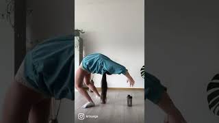 My back bending exercises #backbends #yoga #flexibilitygoals #sports #challenge #gym #balance
