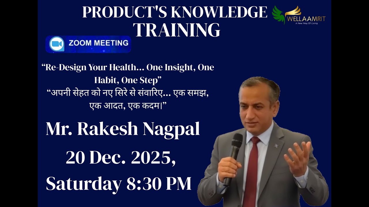WAPL Health Session | Natural Wellness, Nutrition & Healthy Lifestyle Guidance Speaker RAKESH NAGPAL