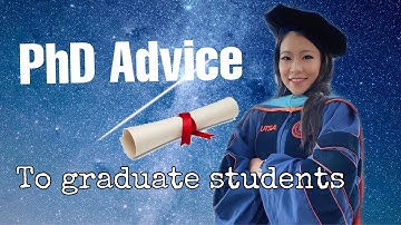 PHD Advice for graduate students| How to succeed in graduation school? Finish Dissertation?