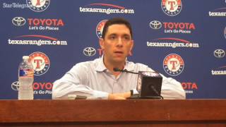 GM Jon Daniels talks about new prospect Willie Calhoun