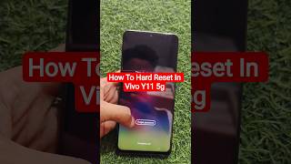 How To Hard Reset In Vivo Y11 5g #hardreset #shorts #short