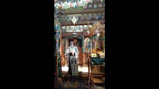 Binecuvantare de la Parintele Petru Irimescu de la Biserica din Radaseni
