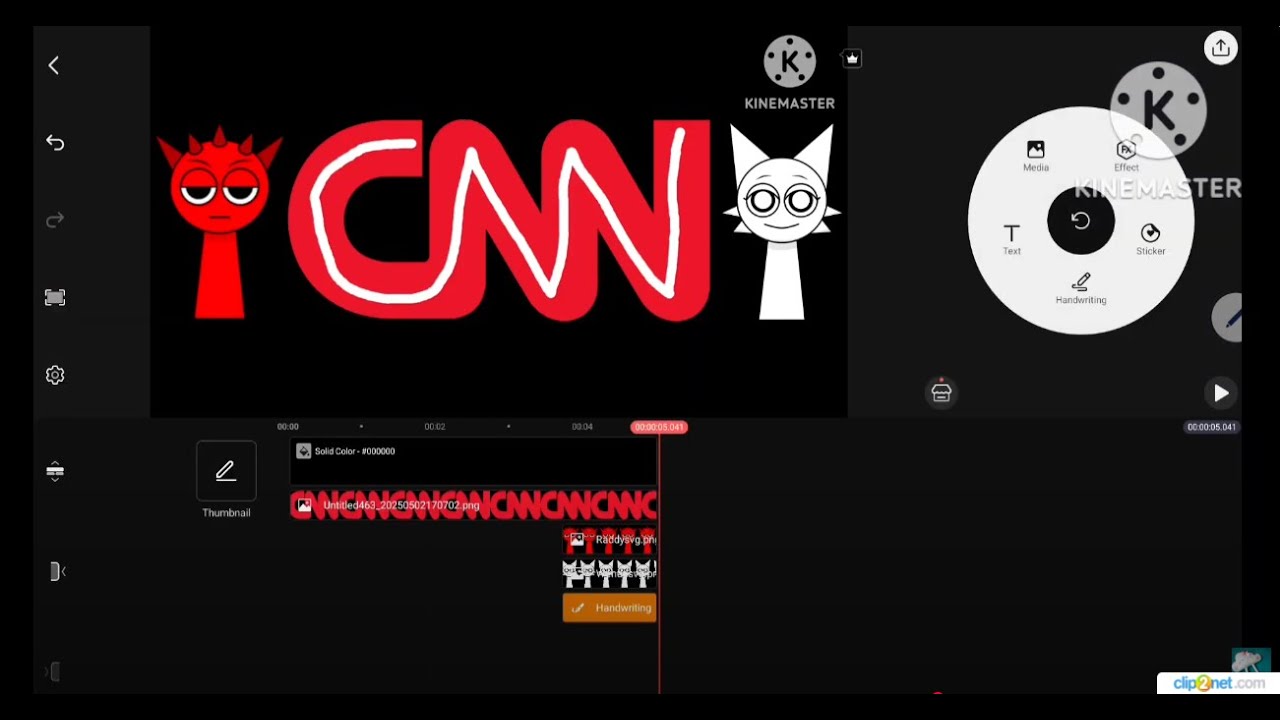 CNN Logo Remake Kinemaster Speedrun be like x6.5 Speed 