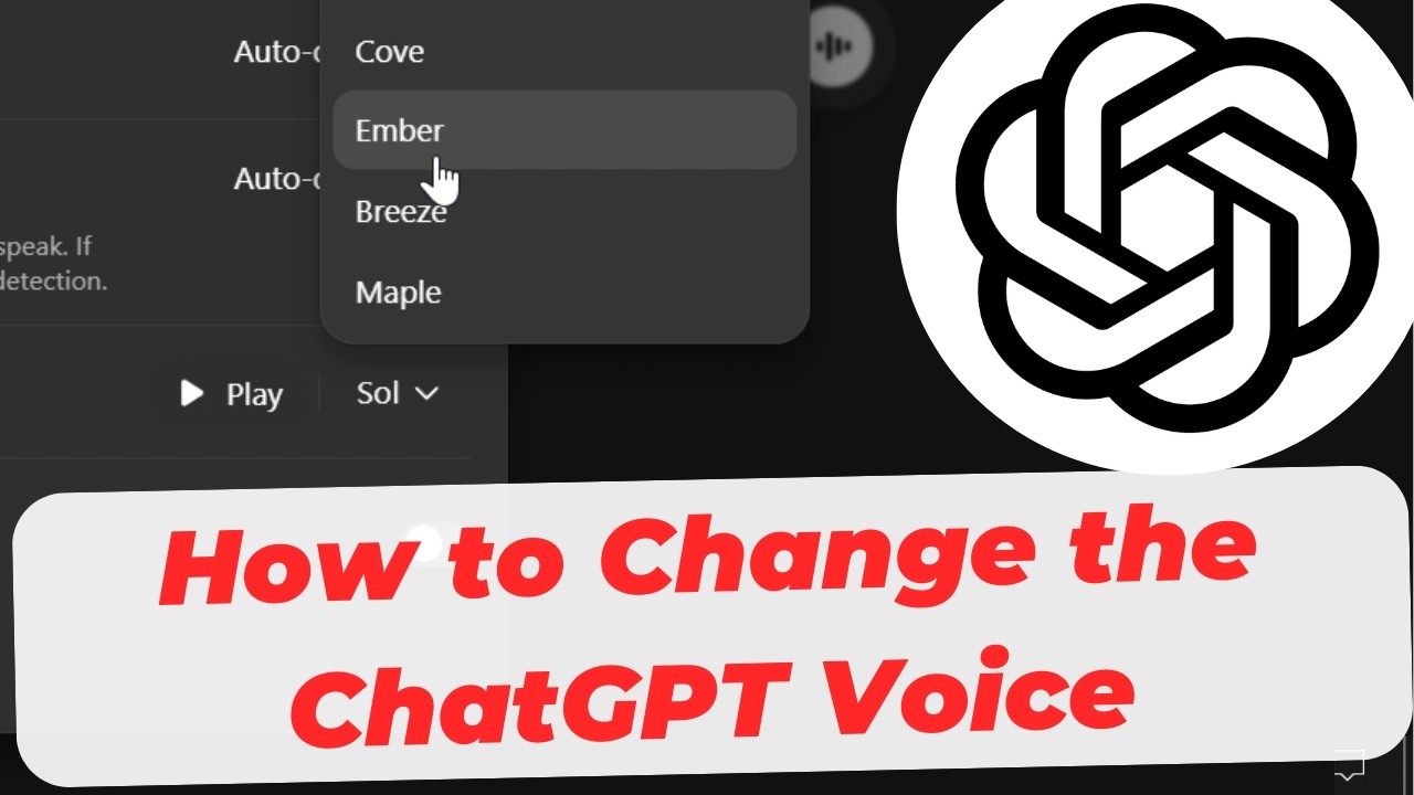 How to Change the ChatGPT Voice - YouTube