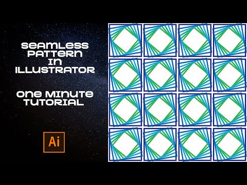 Seamless Pattern in Illustrator | One Minute Tutorial