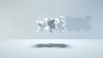 Free Cinema 4D Clean Metaball Logo Project