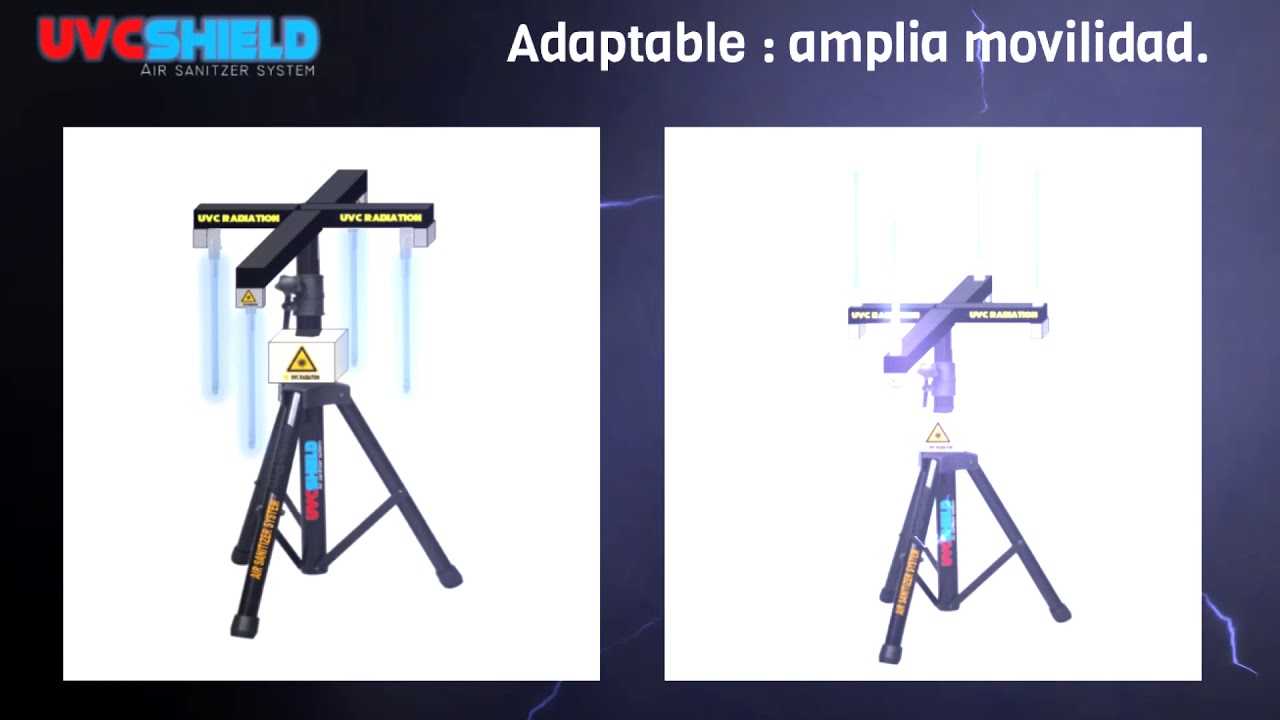 UVCS 120 Purificador de aire y superficie