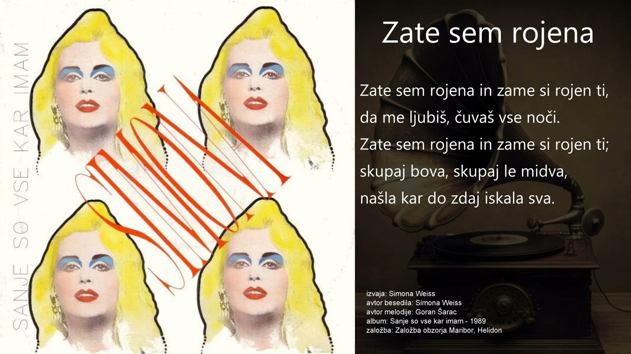 Zate sem rojena - Simona Weiss