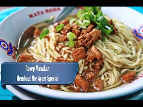  Resep  dan Cara Membuat Mie  Ayam  Enak  Spesial YouTube