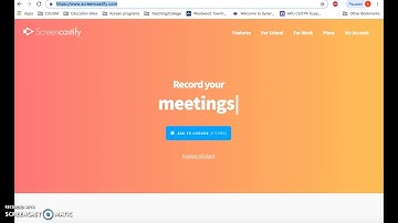 Introduction Video Part 1 to Screencast-o-matic