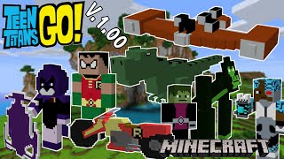 TEEN TITANS ADDON/MOD V1 For Minecraft PE/BEDROCK IN ANDROID/PC DOWNLOAD ADDON HERE! screenshot 5
