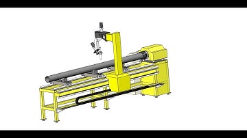 ARCBRO tube pro 400mm dia. pipe cutting with auto beveling