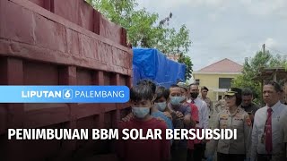 Penimbunan BBM Solar Bersubsidi | Liputan 6 Palembang