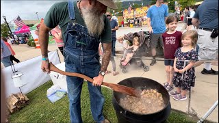 Jambalaya and cornbread for 200 people!!