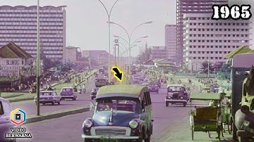 Jakarta in het verleden, 1965 | Zeldzame kleurenvideo