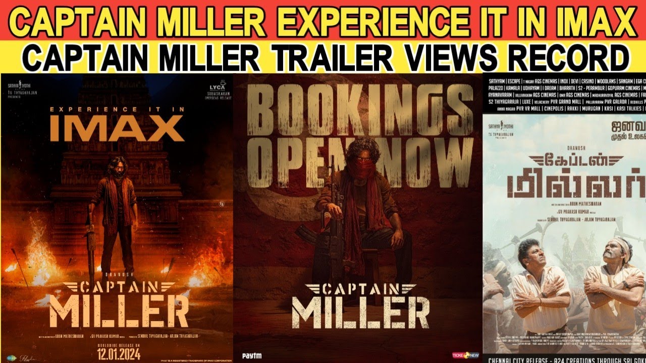 IMAX ஃபார்மட்டில் ரிலிஸாகும் Captain Miller | ஆனால்..! | Captain Miller ...
