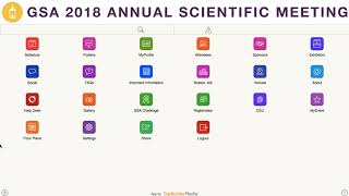 GSA 2018 Annual Scientific Meeting Mobile App screenshot 1