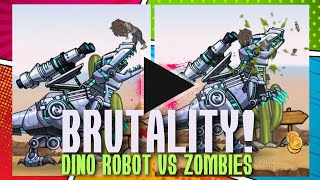 Dino Robot Vs Zombies is like Car Eat Cars but its Dinosaur Eat Zombies. Beautiful Game screenshot 4
