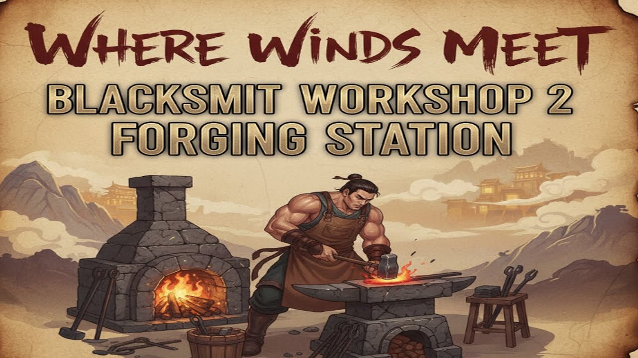 Blacksmith Workshop 2 Forging Station Where Winds Meet