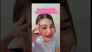Sai lầm khi QUÊN gọi Hotline Bảo hiểm.#baohiemthanvo #pov #tnds #loaitrubaohiem #vcx