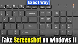 How to take screenshot on windows 11 - 2026 [ Easy & First ]