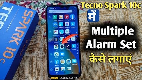How to Set Alarm in Tecno Spark 10c | Tecno Spark 10c में Alarm कैसे लगाएं |