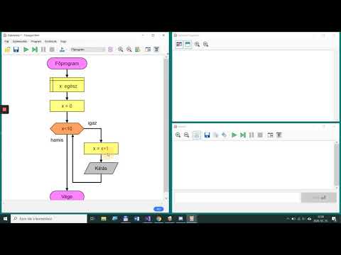Flowgorithm Ciklus előltesztelős