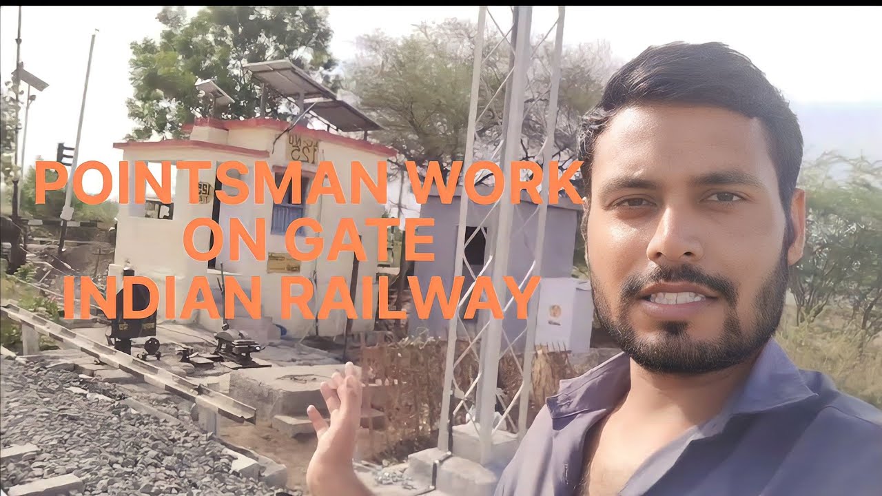 POINTSMAN WORK ll RAILWAY FATAK WORKING ll LC GATE ll INDIAN RAILWAY ll