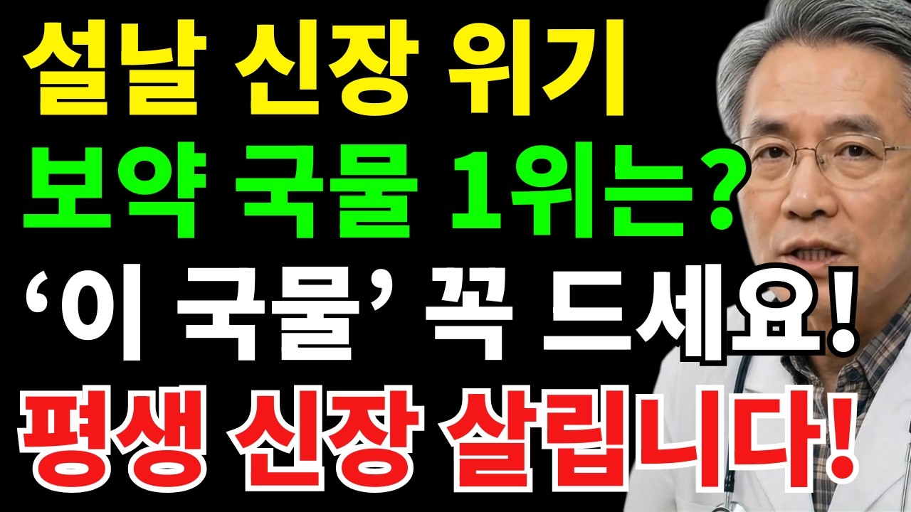 의사가 알려주는 설날 신장 보약 국물 TOP 6와 올바른 섭취법 | 시니어건강