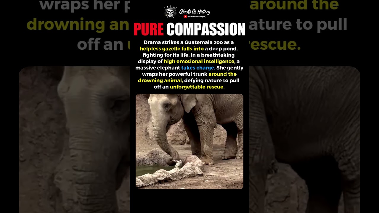 The Elephant Became an Unexpected Hero #elephant #animals #wildlife #nature #animalrescue #zoo