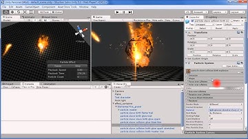Using Dissolve material in Fire grand FX of Salvo (Unity 5)