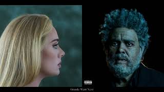 The Weeknd, Adele - Less Than Zero / Easy On Me (Mashup)