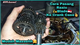 Cara Pasang Rasio Blade Ke Crank Case Dengan Mudah|| Dijamin Kamu Langsung Bisa👍👍