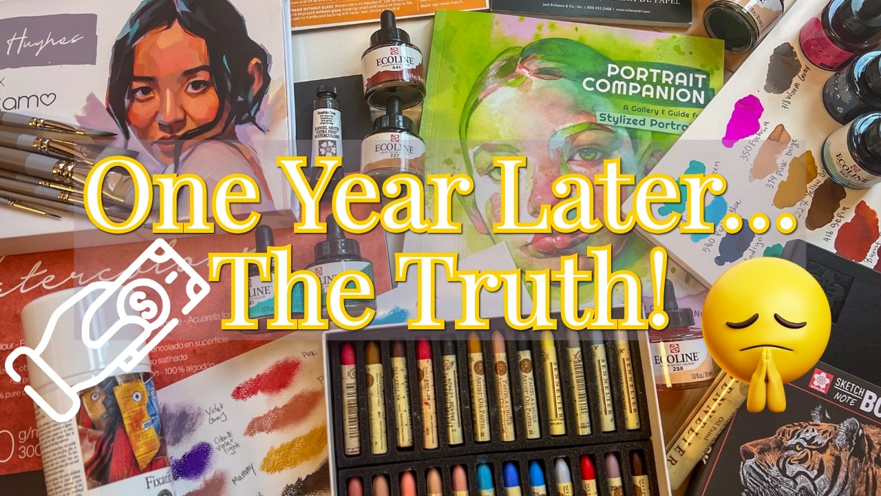 Чему меня научил год занятий живописью о художественных принадлежностях 🎨 (и что я больше никогда...