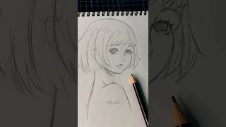 Sketch girl portrait #art #drawing #sketch #easy #tutorial