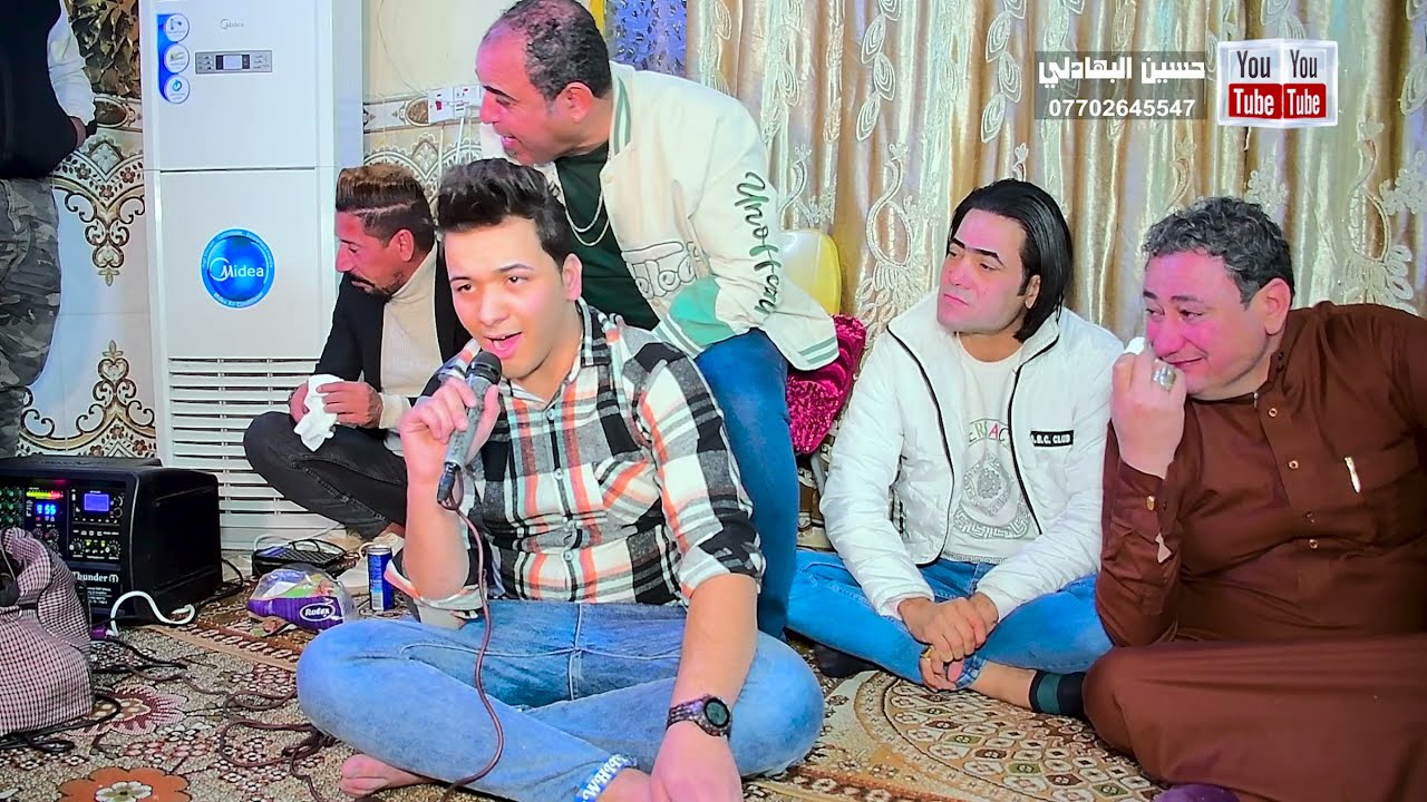 كامل بكاء الفنانين نصير الكعبي و علي الدهامي و سيد عباس والي بحضور ابن الفنان الريفي سيد احمد الريفي