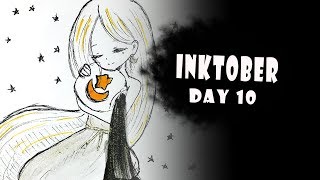 Inktober day 10 Flowing