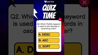 MySQL MCQs | MySQL Questions & Answers | Tpoint Tech