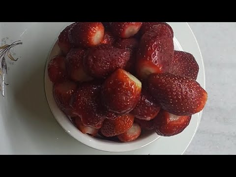 مربى الفريز لمرضى السكري والكيتو واللوكارب والاكل الصحي لذيذ لذيذ لذيذ 