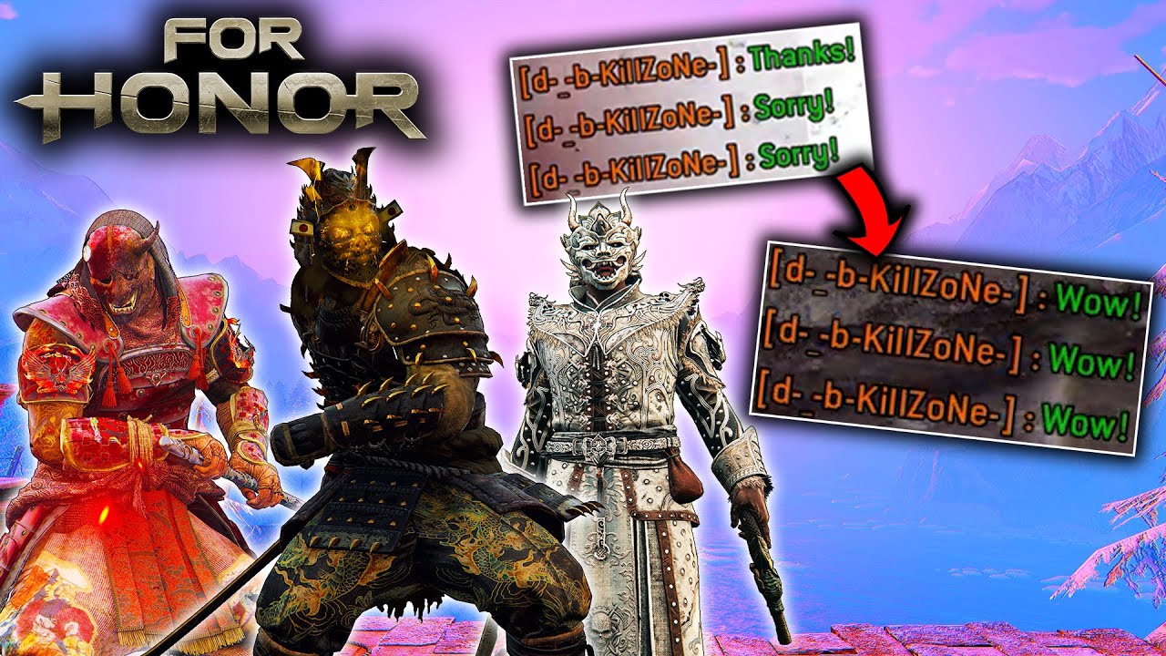 Making 'Thanks!' & 'Sorry!' into '3x Wow!'... [For Honor]